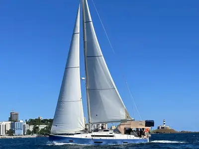 Delta 465, a Delta 465 sailboat at Paraty, Brazil