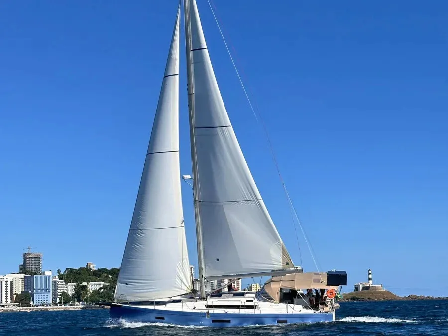 Delta 465, a Delta 465 sailboat at Paraty, Brazil