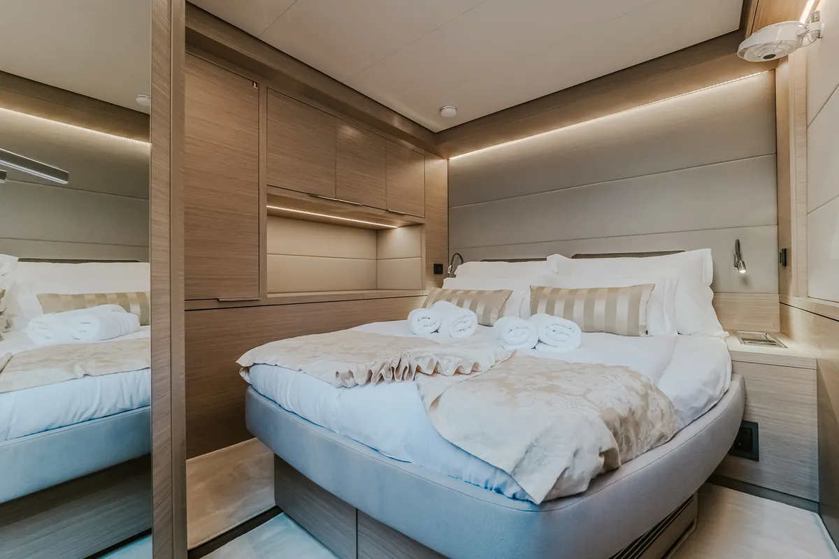 Cabin on Triwing Ossus, a Lagoon 55 catamaran at Grad Kaštela, Croatia