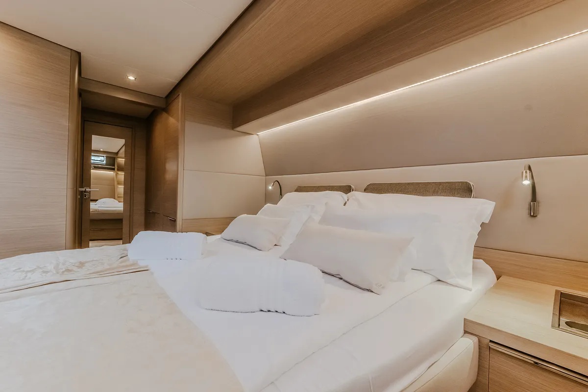 Cabin on Triwing Ossus, a Lagoon 55 catamaran at Grad Kaštela, Croatia