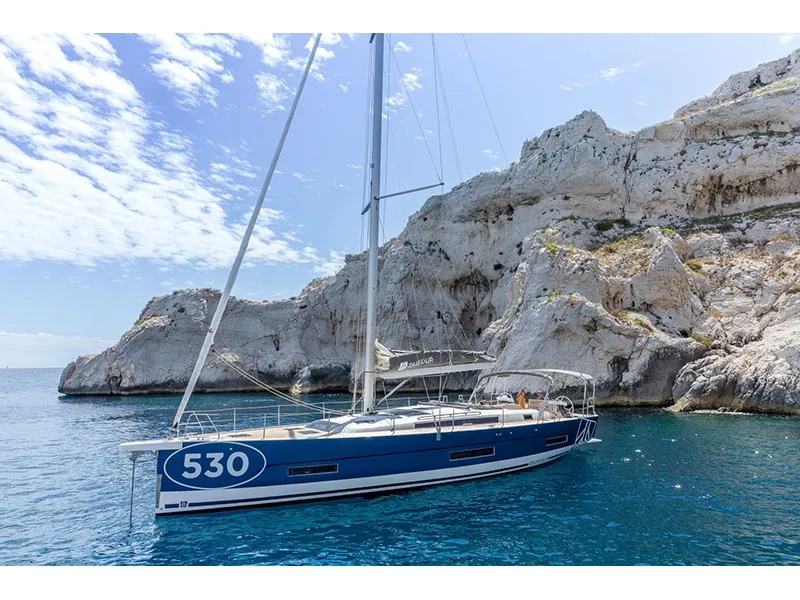 Exterior view of Hermes, a Bali Catspace catamaran at Preveza, Greece