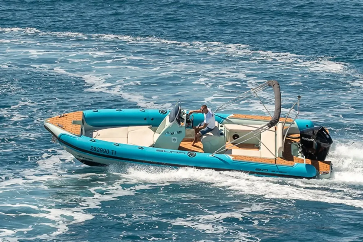 Bura 8.0, a Motorboat motorboat at Grad Trogir, Croatia