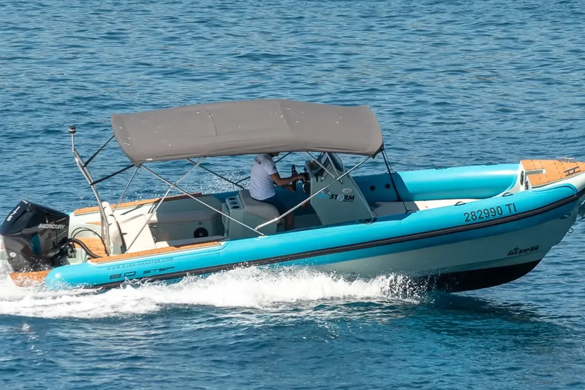 Bura 8.0, a Motorboat motorboat at Grad Trogir, Croatia