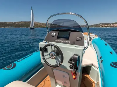 Bura 8.0, a Motorboat motorboat at Grad Trogir, Croatia