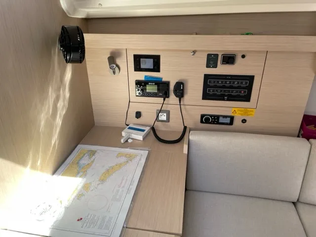 Salon of Enjoy, a Beneteau Oceanis 40.1 sailboat at Seget Donji, Croatia