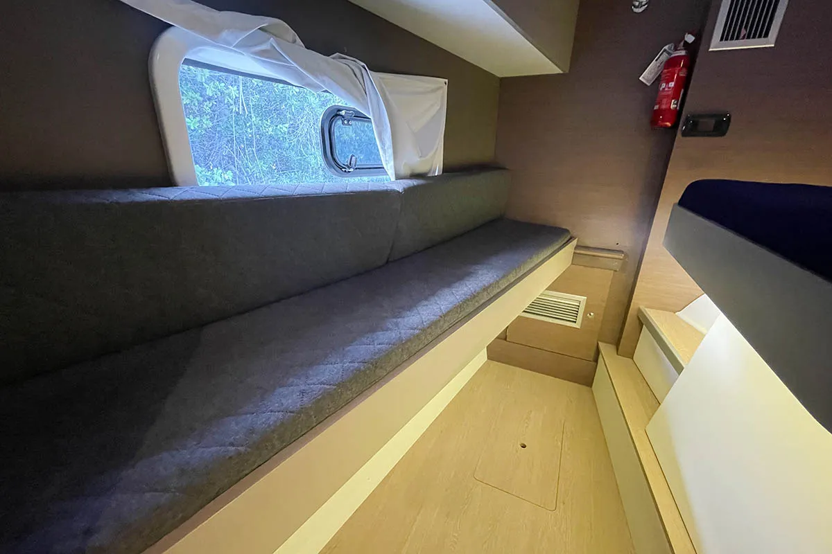 Cabin on Imy Austral_X, a Bali Catspace catamaran at Road Town, British Virgin Islands