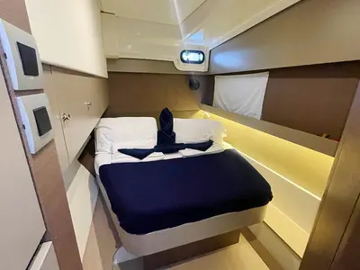 Cabin on Imy Austral_X, a Bali Catspace catamaran at Road Town, British Virgin Islands