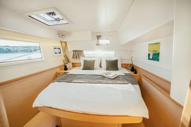Cabin on AMELIA, a Lagoon 42 catamaran at Grad Šibenik, Croatia