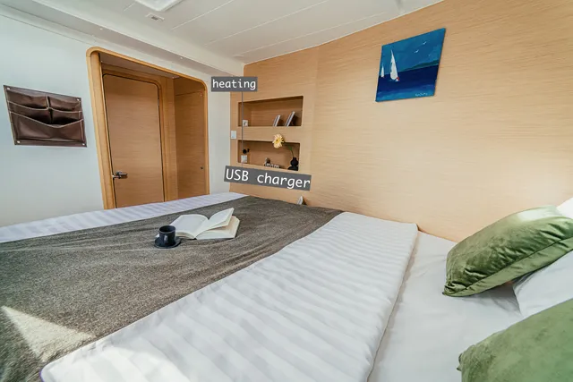 Cabin on AMELIA, a Lagoon 42 catamaran at Grad Šibenik, Croatia