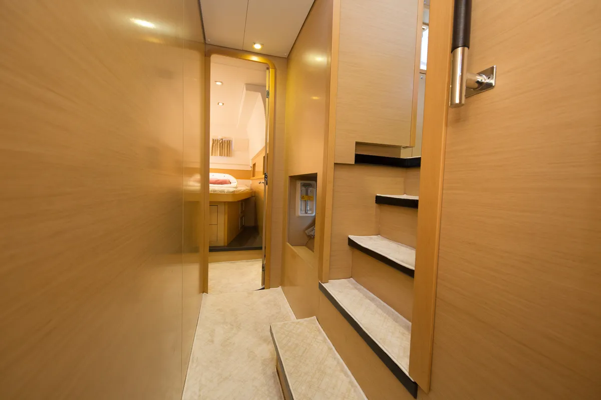 Suncity 2, a Lagoon 400 S2 catamaran at Fethiye, Turkey