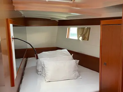 Cabin on Filomena, a Beneteau Oceanis 48 sailboat at Sukošan, Croatia