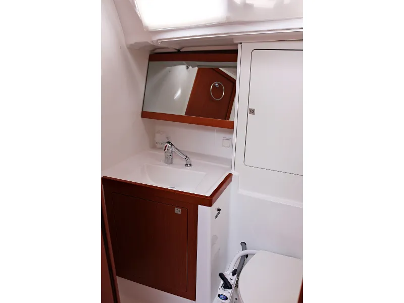 Exterior view of Filomena, a Beneteau Oceanis 48 sailboat at Sukošan, Croatia