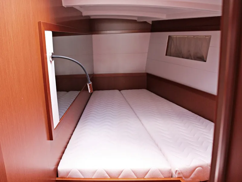 Deck of Filomena, a Beneteau Oceanis 48 sailboat at Sukošan, Croatia