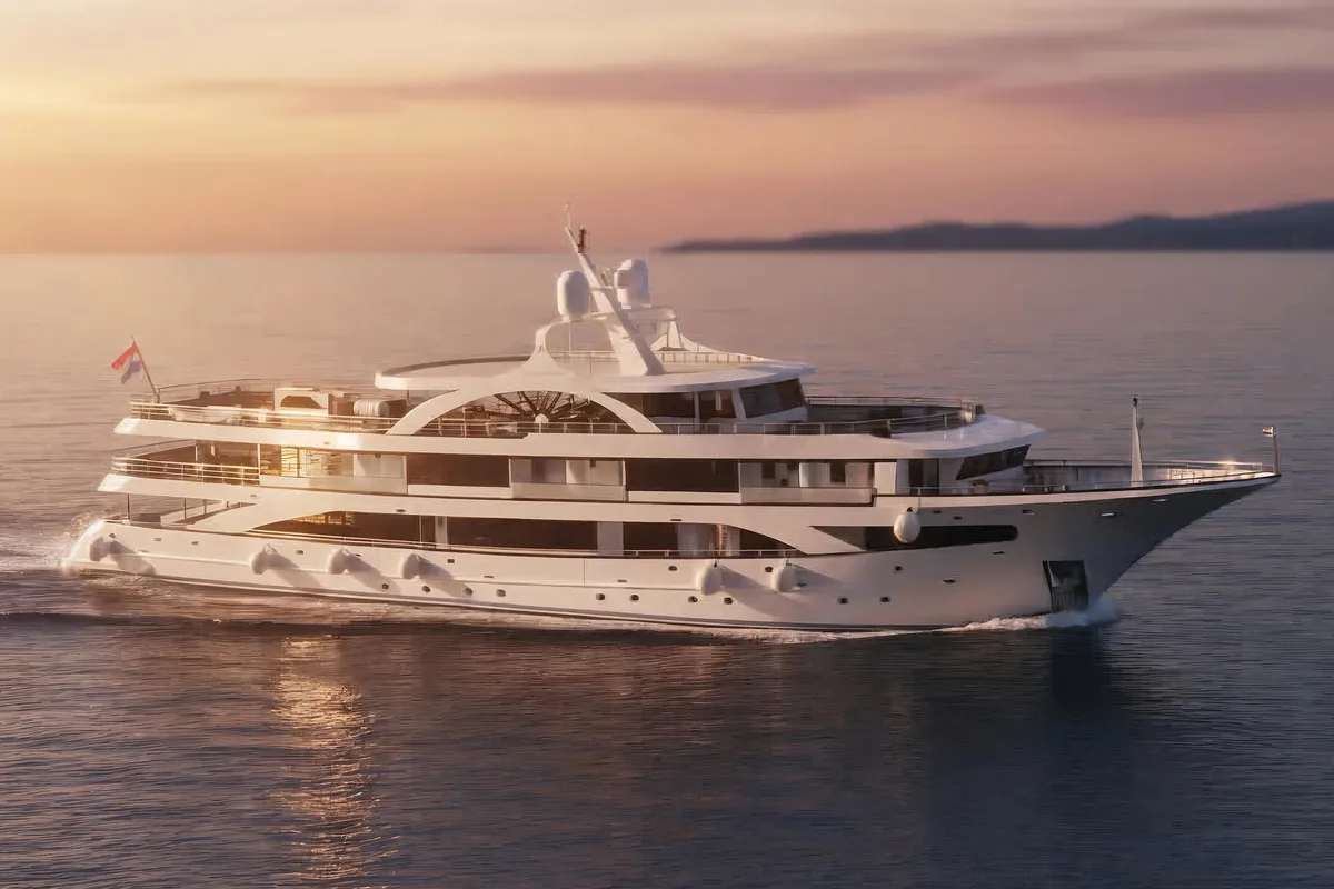 Exterior view of Premier, a Gulet Motoryacht motor yacht at Split, Croatia