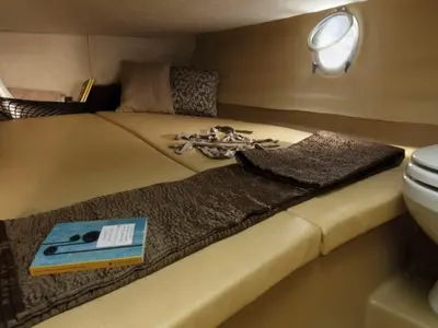 Cabin on Dory, a Sessa Marine Key Largo 24 motorboat at Grad Trogir, Croatia