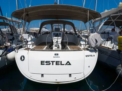 Estela, a Bavaria Cruiser 36 sailboat at Grad Biograd na Moru, Croatia