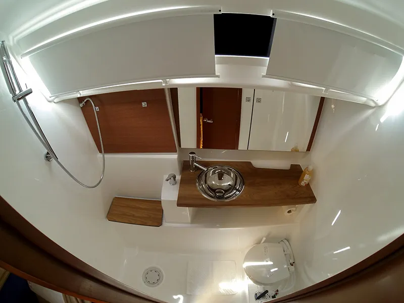 Head on Amazing, a Dufour 412 GL sailboat at Grad Šibenik, Croatia