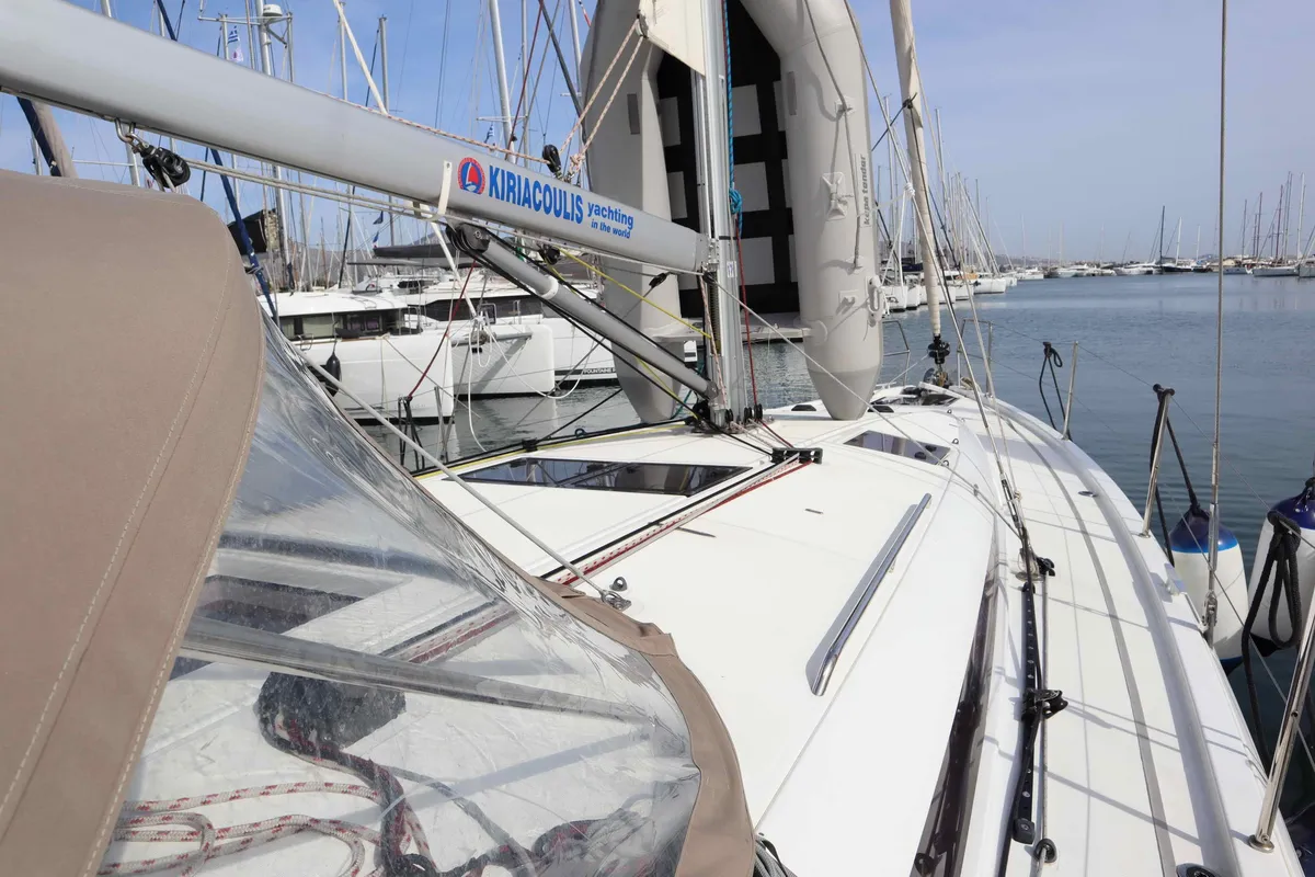 DIAMOND, a Jeanneau Sun Odyssey 440 sailboat at Municipal Unit of Lefkada, Greece