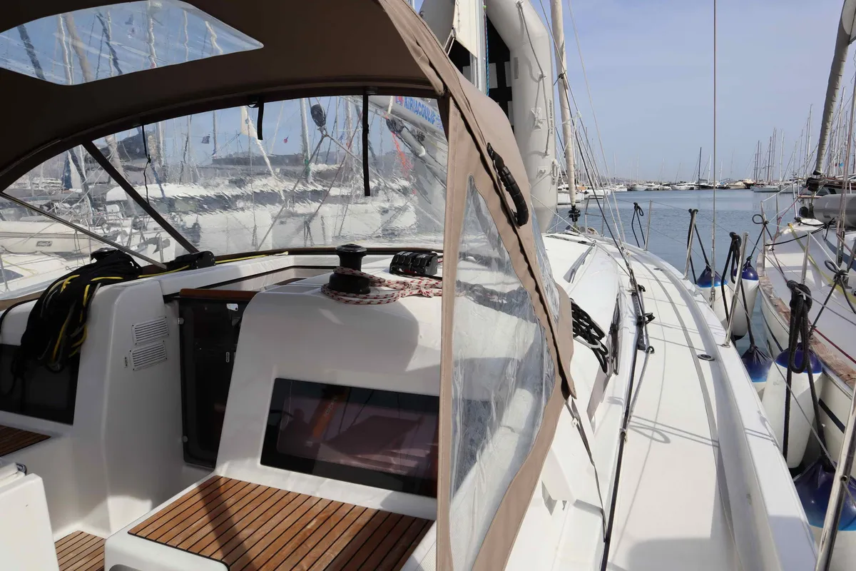 DIAMOND, a Jeanneau Sun Odyssey 440 sailboat at Municipal Unit of Lefkada, Greece