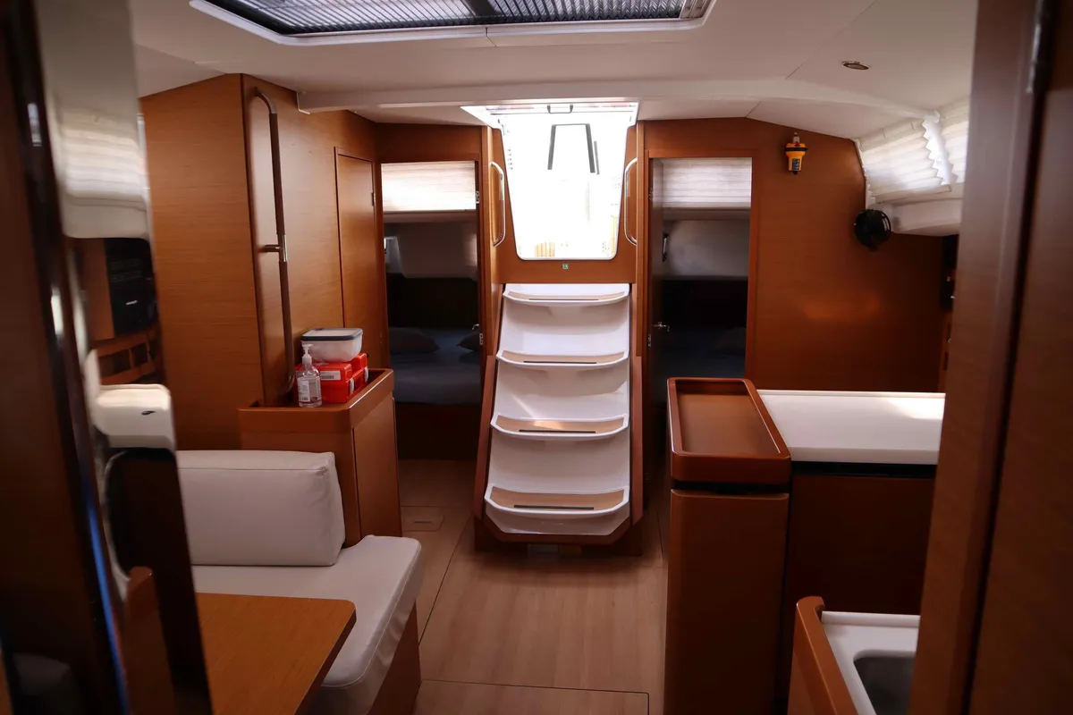DIAMOND, a Jeanneau Sun Odyssey 440 sailboat at Municipal Unit of Lefkada, Greece