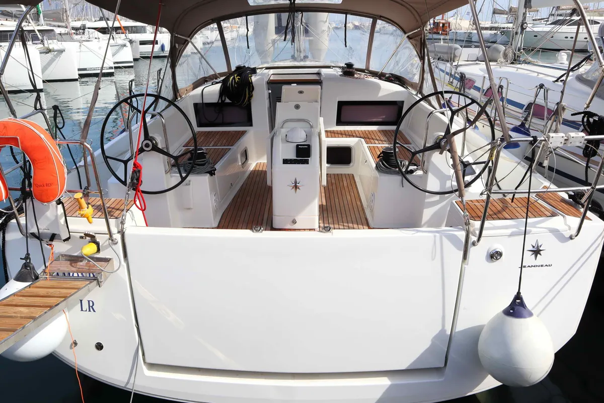 DIAMOND, a Jeanneau Sun Odyssey 440 sailboat at Municipal Unit of Lefkada, Greece