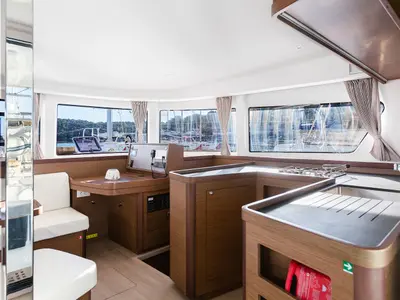Galley of Mare Fiero, a Lagoon 42 catamaran at Općina Medulin, Croatia