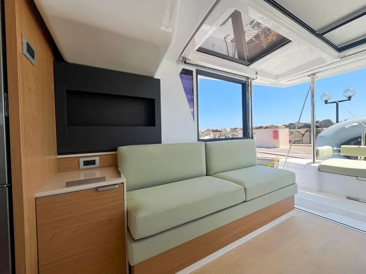 Salon of Love, a Bali 4.2 catamaran at Hyères, France