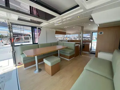 Salon of Love, a Bali 4.2 catamaran at Hyères, France