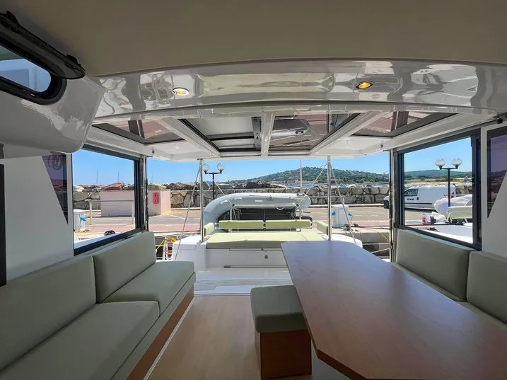 Salon of Love, a Bali 4.2 catamaran at Hyères, France