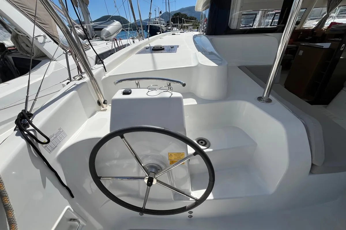 Amare III, a Excess 11 catamaran at Municipal Unit of Ellomenos, Greece