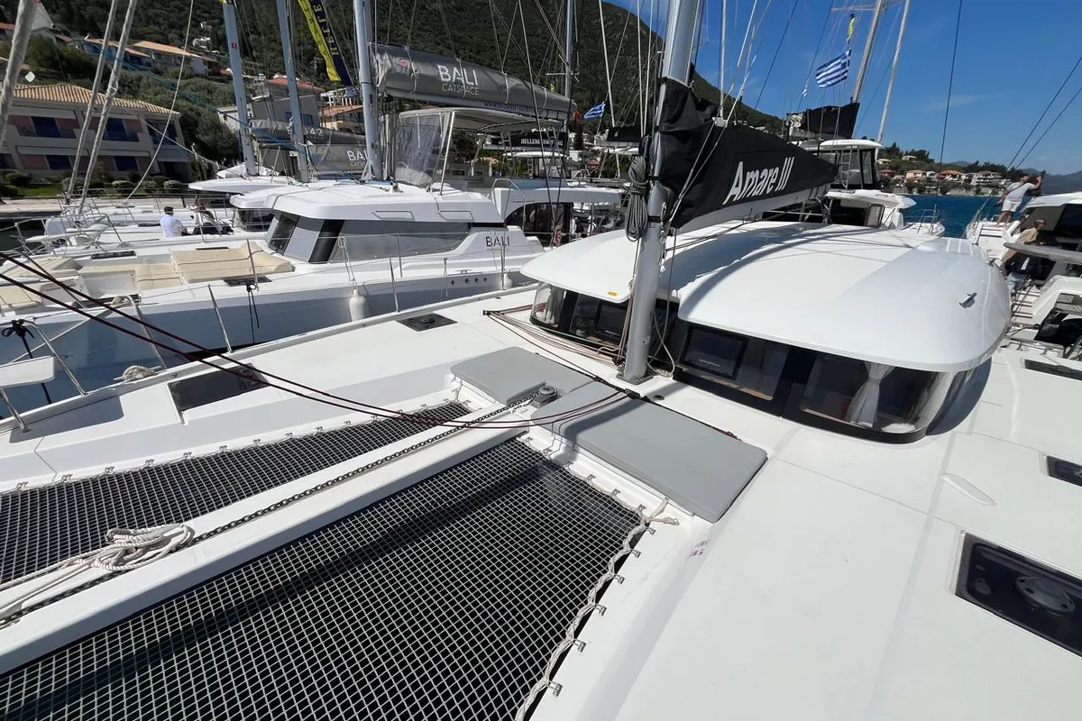 Amare III, a Excess 11 catamaran at Municipal Unit of Ellomenos, Greece