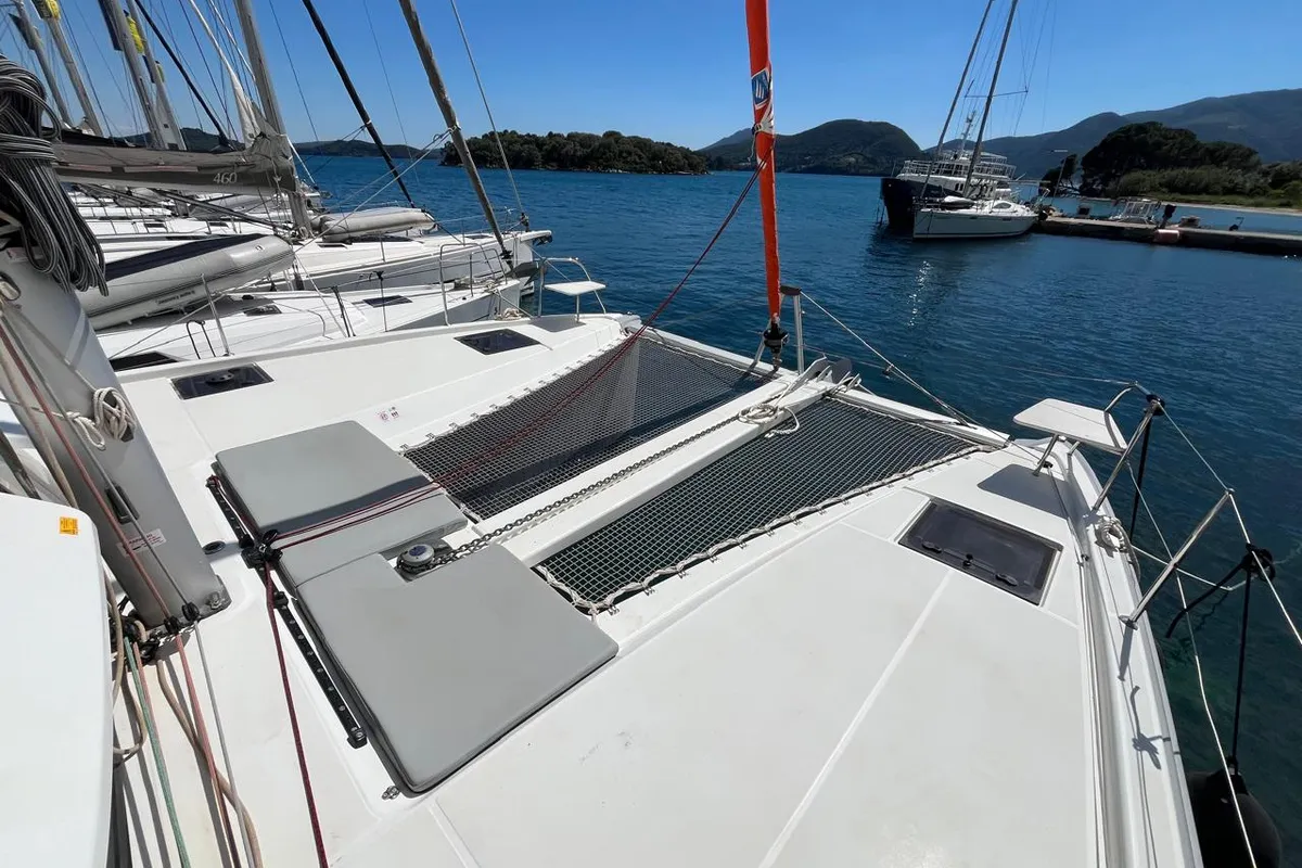 Amare III, a Excess 11 catamaran at Municipal Unit of Ellomenos, Greece