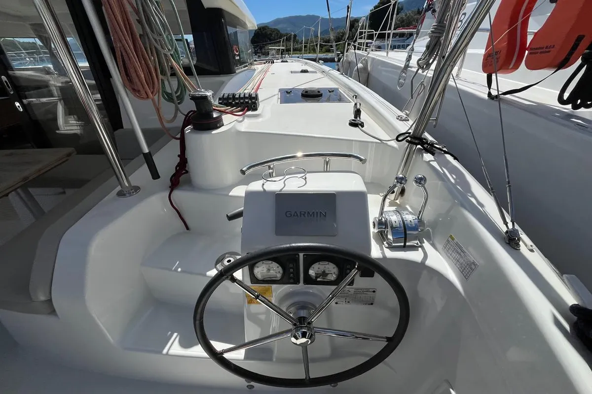 Amare III, a Excess 11 catamaran at Municipal Unit of Ellomenos, Greece