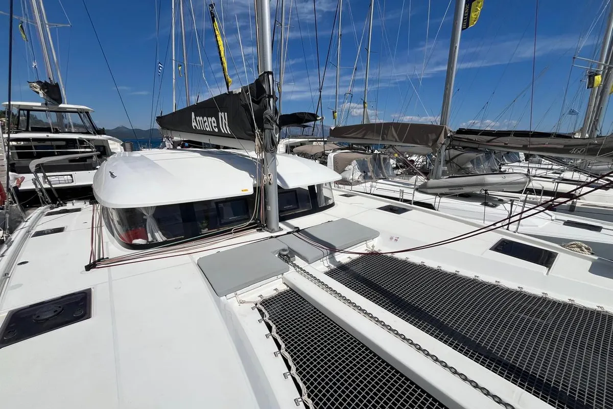 Amare III, a Excess 11 catamaran at Municipal Unit of Ellomenos, Greece