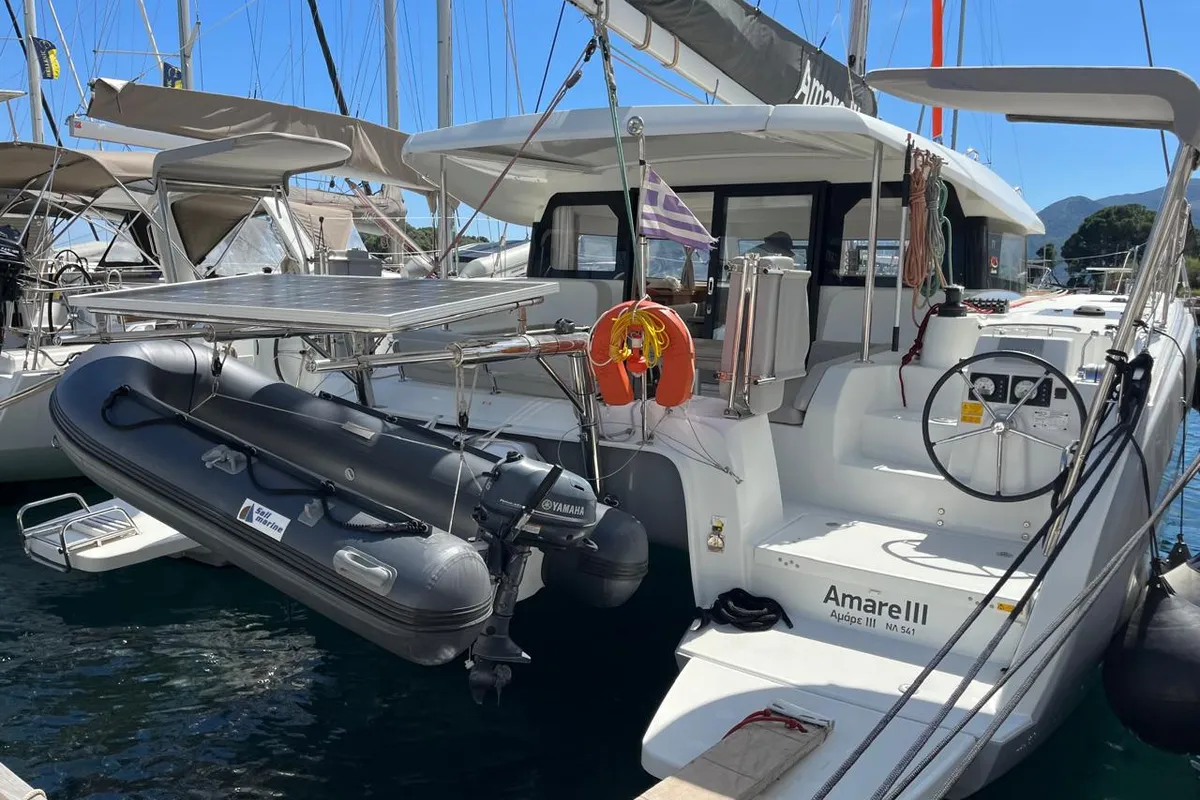 Amare III, a Excess 11 catamaran at Municipal Unit of Ellomenos, Greece