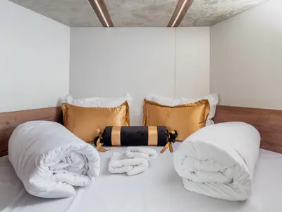 Cabin on Condor, a Gulet Felix 37 motorboat at Split, Croatia