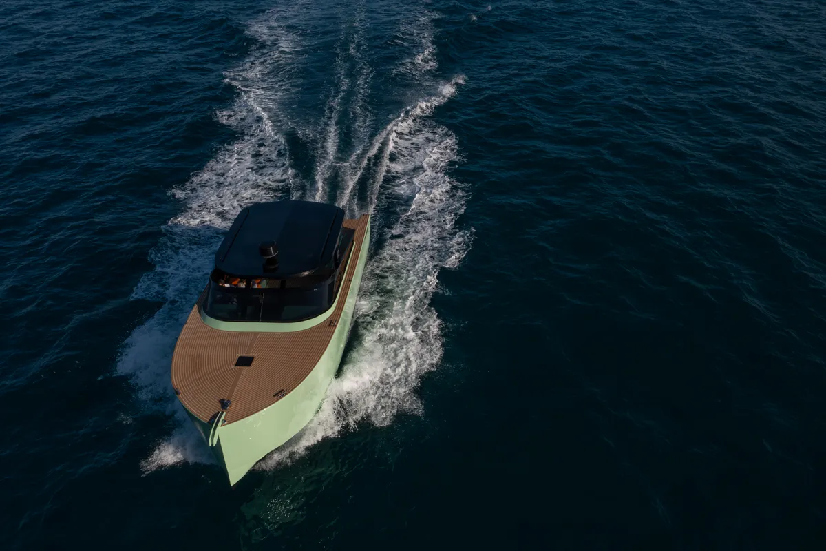 Exterior view of Condor, a Gulet Felix 37 motorboat at Split, Croatia