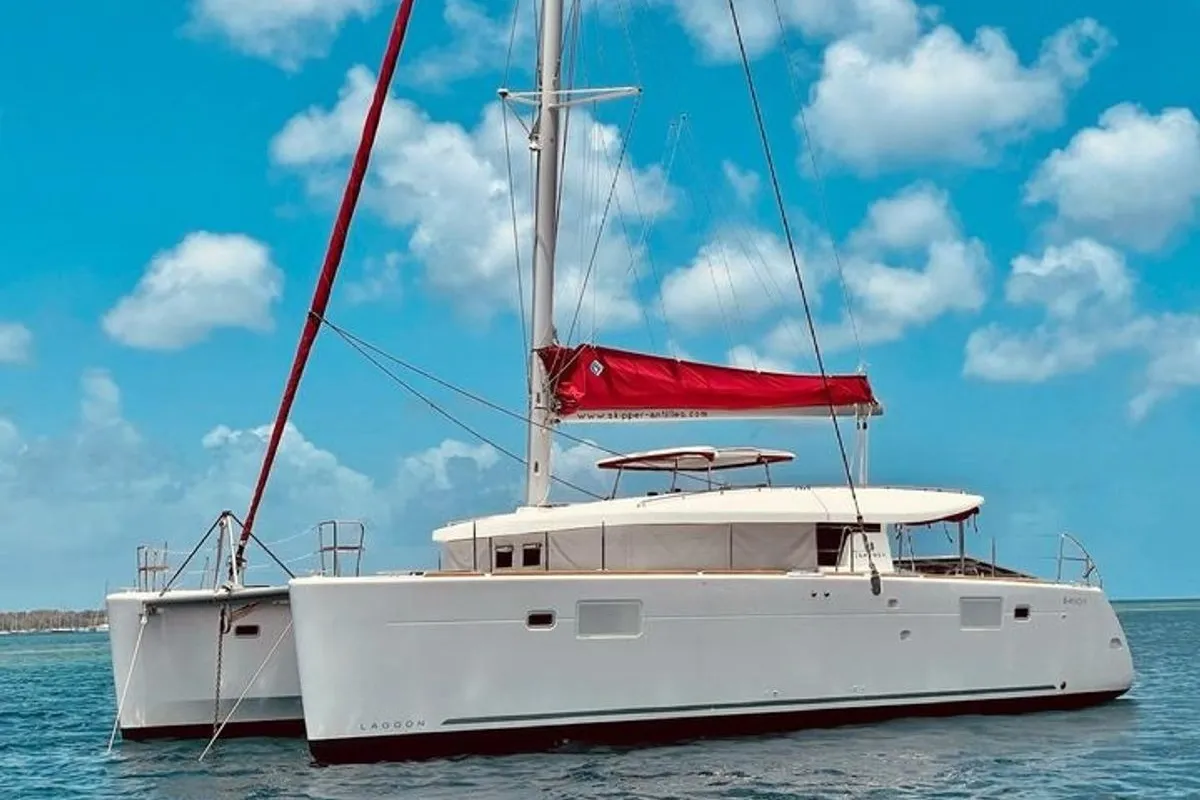 Comfort, a Lagoon 450 Sport catamaran at Alameda, United States