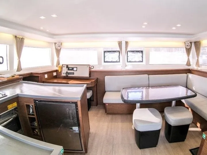 Comfort, a Lagoon 450 Sport catamaran at Alameda, United States