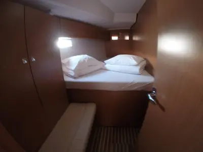 Cabin on Dafne, a Bavaria Cruiser 46 sailboat at Zadar, Croatia
