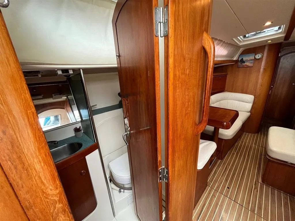 Irene, a Jeanneau Sun Odyssey 43 sailboat at Sithonia Municipal Unit, Greece