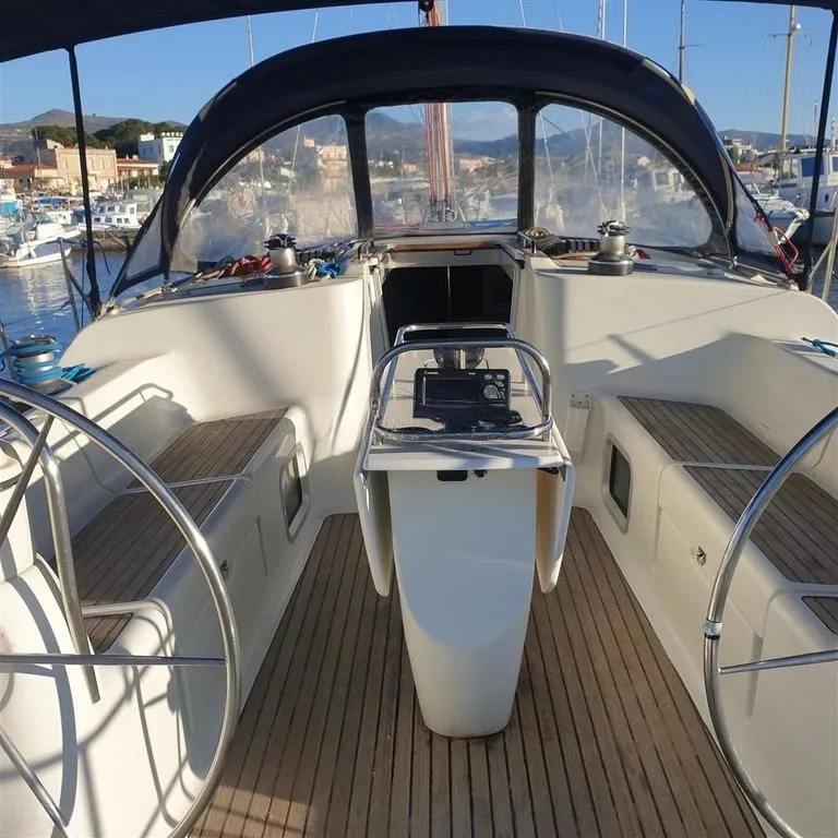 Irene, a Jeanneau Sun Odyssey 43 sailboat at Sithonia Municipal Unit, Greece