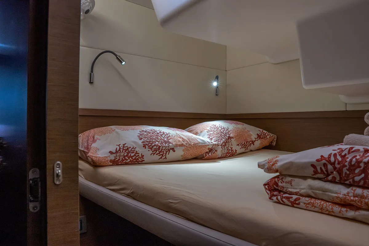 Cabin on Princess Kiss, a Lagoon 50 catamaran at Grad Kaštela, Croatia