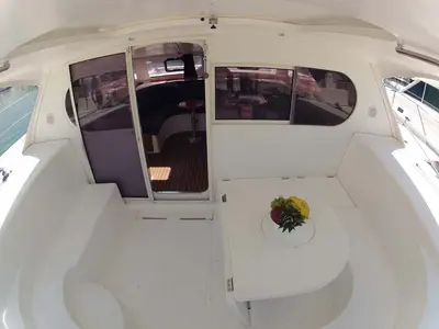 Deck of Rapido, a Nautitech 40 catamaran at Split, Croatia