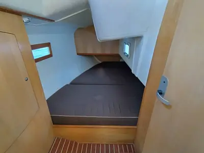 Cabin on Maria Iskit, a Gulet Sail boat sailboat at Saint-Cast-le-Guildo, France