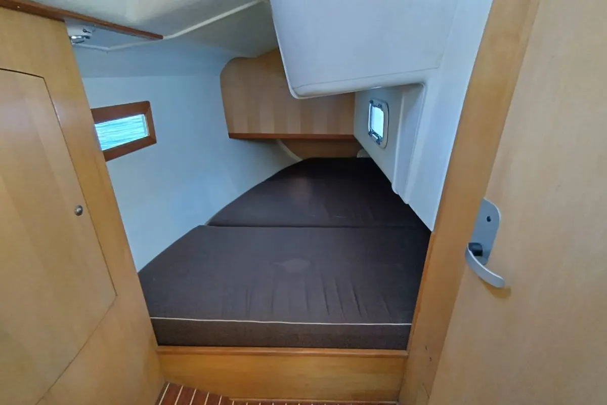 Cabin on Maria Iskit, a Gulet Sail boat sailboat at Saint-Cast-le-Guildo, France