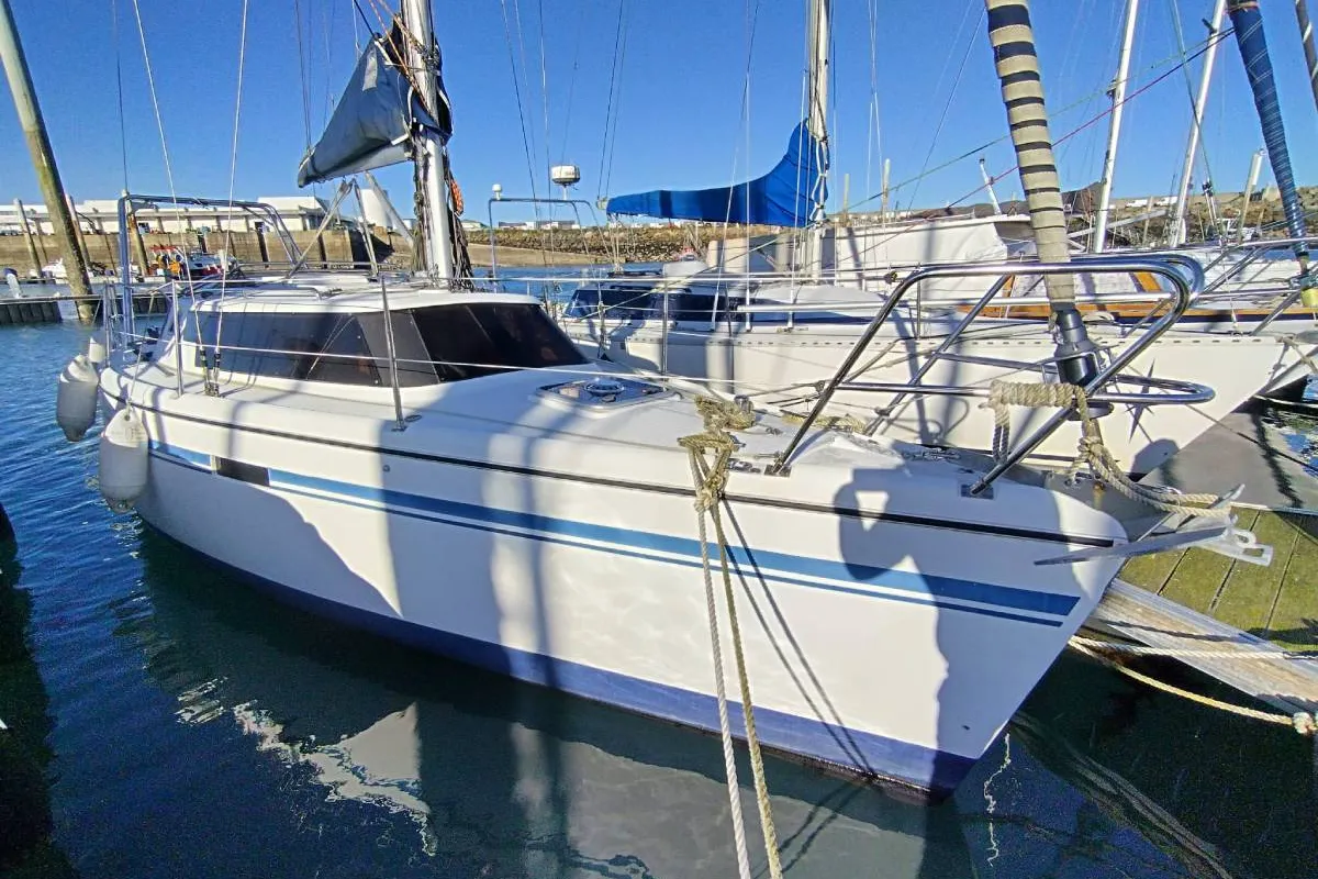 Exterior view of Maria Iskit, a Gulet Sail boat sailboat at Saint-Cast-le-Guildo, France
