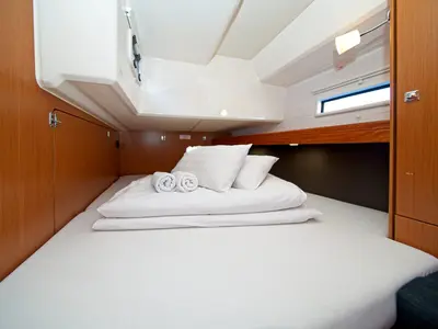 Cabin on Bavaria Cruiser 46, a sailboat at Murter, Croatia