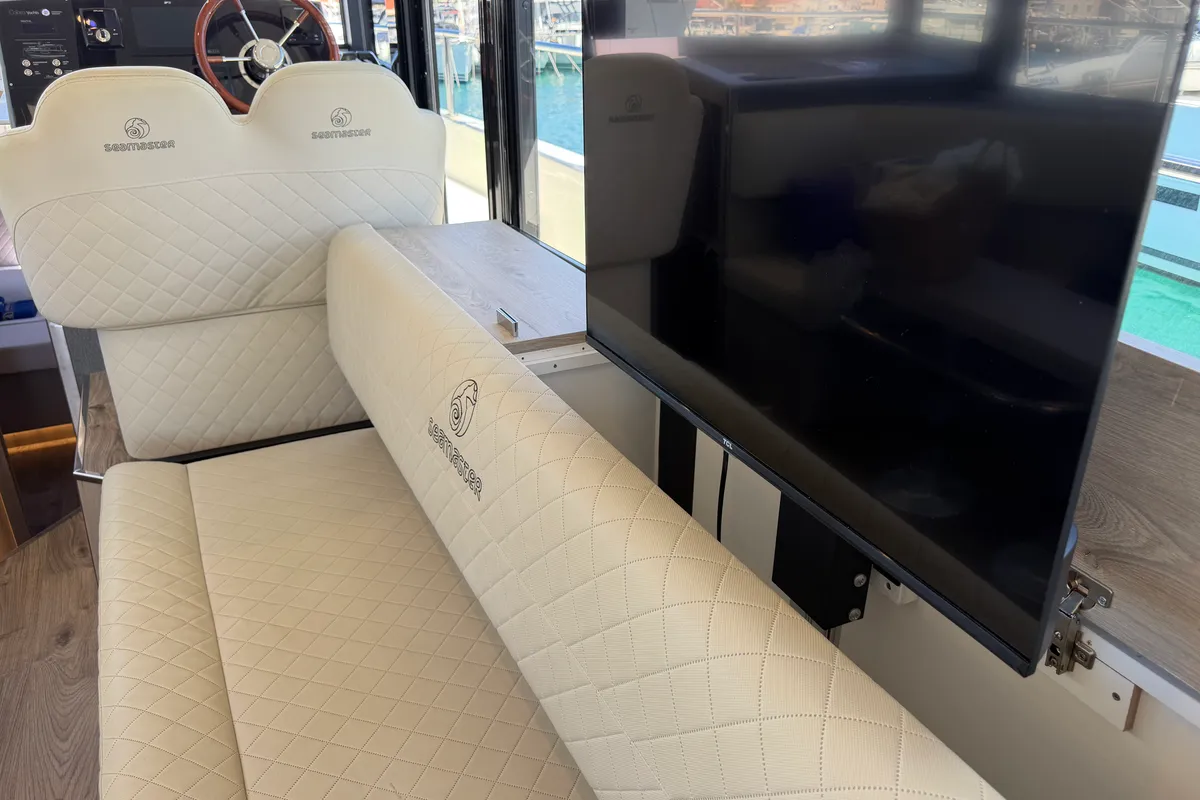 Mackata, a Cobra Yachts Seamaster 45 motor yacht at Grad Vodice, Croatia