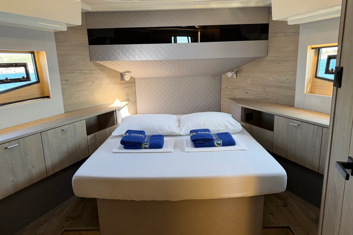 Mackata, a Cobra Yachts Seamaster 45 motor yacht at Grad Vodice, Croatia